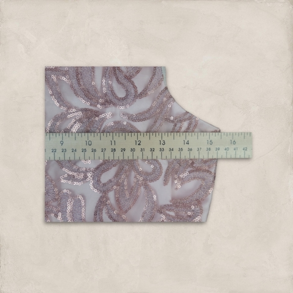 Preowned Rare Editions Pink/burgundy Embroidered Rhinestone Tulle Dress Girls 16 - Picture 6 of 9